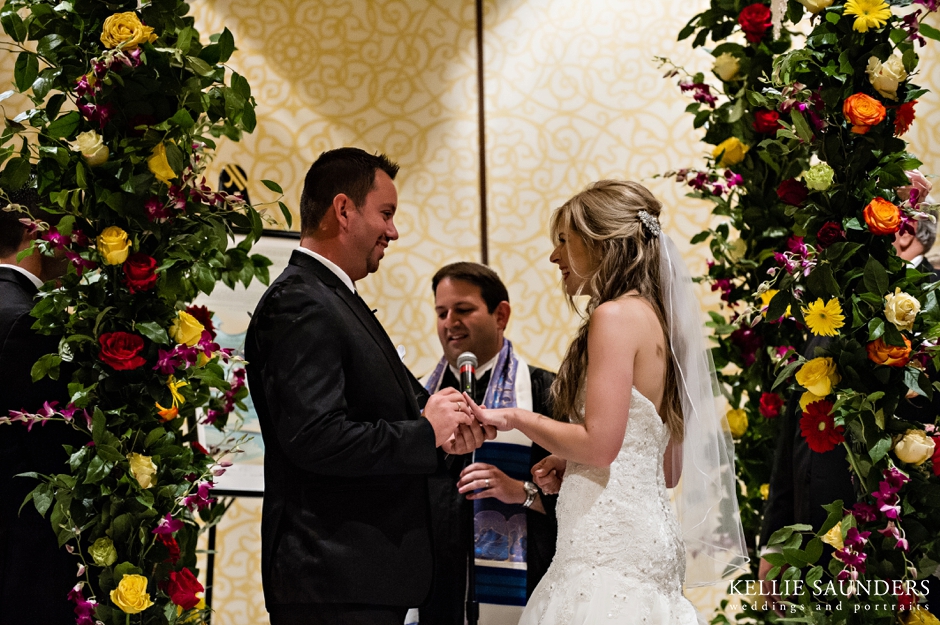 troy Marriott wedding, Jewish wedding ceremony
